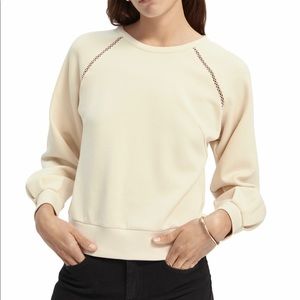 Cropped Crewneck Sweater by Scotch & Soda